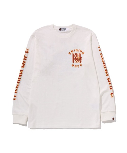 A BATHING APE（アベイシングエイプ） tシャツ A RISING BAPE L/S TEE