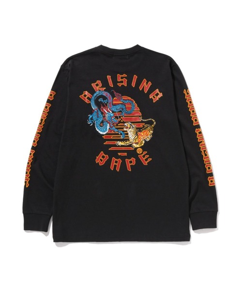 A BATHING APE（アベイシングエイプ） tシャツ A RISING BAPE L/S TEE