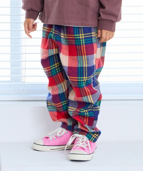 MARKEY'S（マーキーズ） パンツ チェックタックパンツ キッズ 子供服