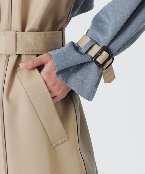 LOVELESS（ラブレス） トレンチコート コート ブロッキングトレンチ