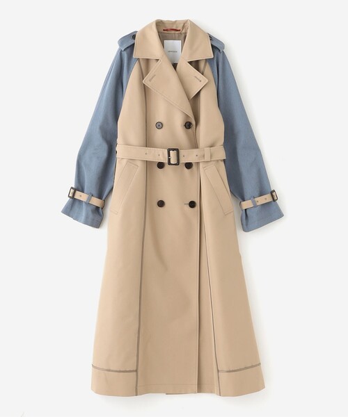 LOVELESS（ラブレス） トレンチコート コート ブロッキングトレンチ