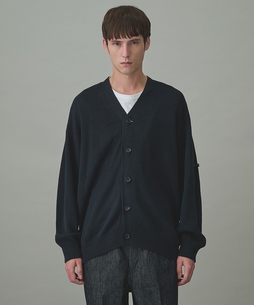 STUDIOUS N.HOOLYWOOD エヌハリウッド 別注 カーディガン 黒 別注 LIGHT KNIT CARDIGAN｜N.HOOLYWOOD