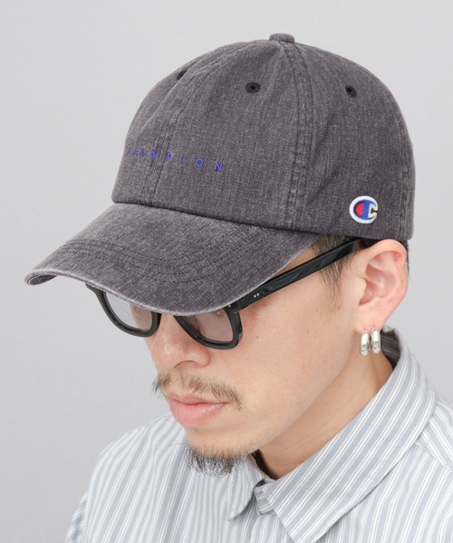 Champion（チャンピオン） キャップ 帽子 ビンテージ風 ピグメント加工
