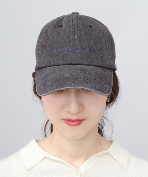 Champion（チャンピオン） キャップ 帽子 ビンテージ風 ピグメント加工