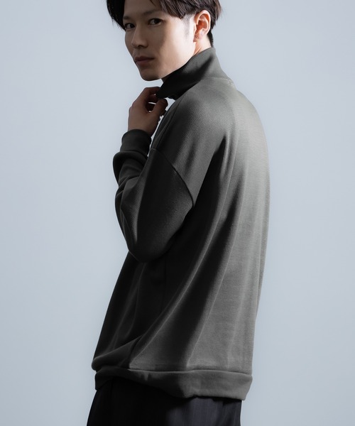 improves（インプローブス） セーター ニット ミラノリブ ハーフジップ