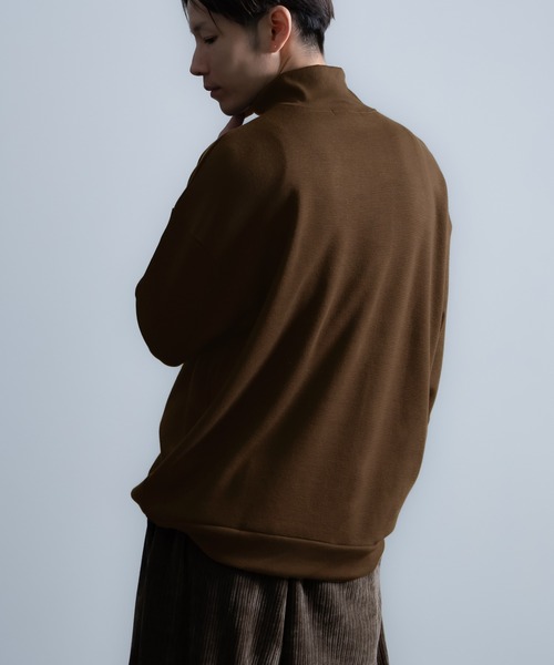 improves（インプローブス） セーター ニット ミラノリブ ハーフジップ
