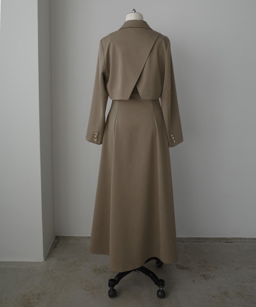 Louere（ルエレ） セットアップ バックスリットショートジャケットset