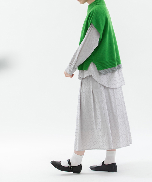 nop de nod（ノップドゥノッド） ベスト ジレ ラムズウールボトル