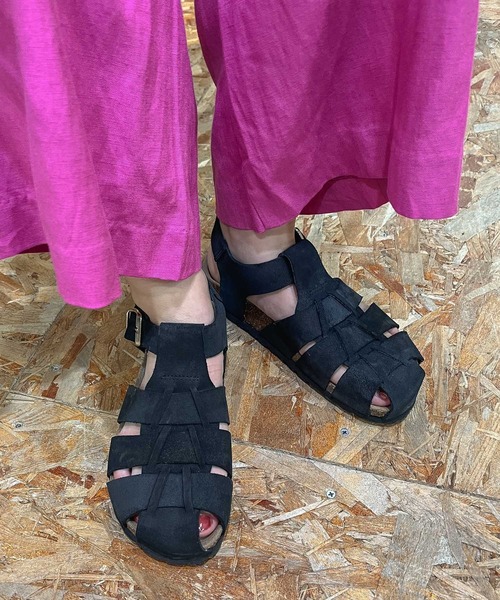 「THE BAREFOOT」 「Autenti」フラットサンダル 37 ブラック レディース_画像7