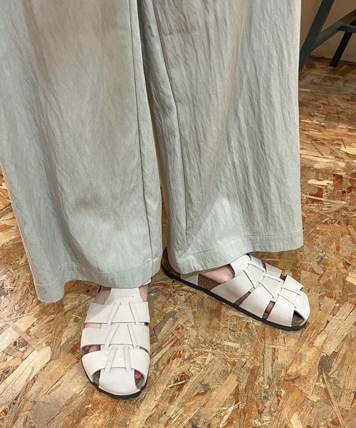 「THE BAREFOOT」 「Autenti」フラットサンダル 37 ブラック レディース_画像8