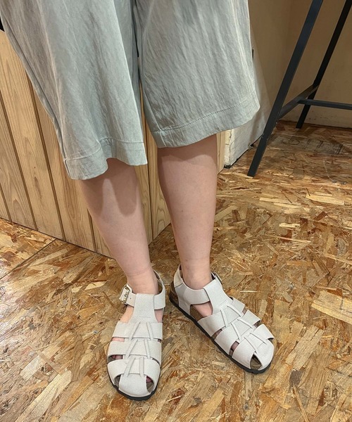 「THE BAREFOOT」 「Autenti」フラットサンダル 37 ブラック レディース_画像9