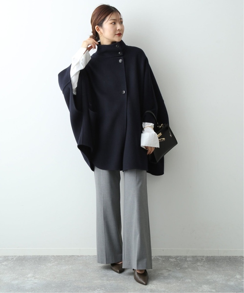 SLOBE IENA（スローブイエナ） ポンチョ FREE ネイビー レディース