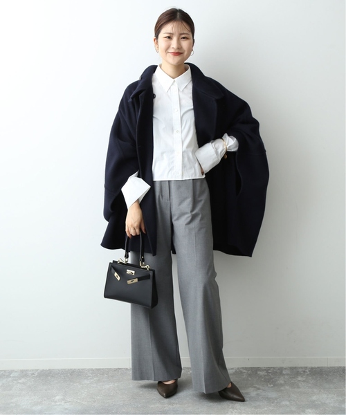 SLOBE IENA（スローブイエナ） ポンチョ FREE ネイビー レディース