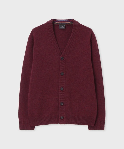 PS Paul Smith カーディガン スポーツストライプ Vネックカーディガン