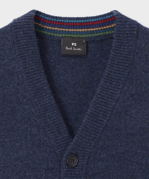 PS Paul Smith カーディガン スポーツストライプ Vネックカーディガン