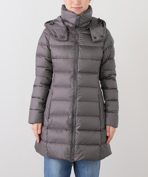 【1/19限定価格】TATRAS レディース ダウンロングコート グレー TATRAS（タトラス） ダウンコート ダウンジャケット 「WEB・一部店舗