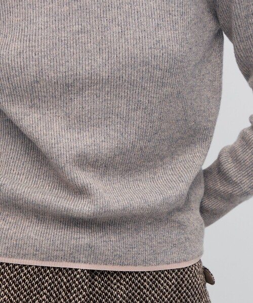 BACCA（バッカ） ニット セーター ラメウール ベーシックプルオーバー