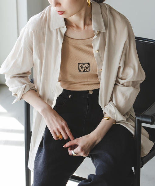 NOBLE（ノーブル） 長袖シャツ FREE サックスブルー レディース