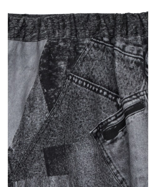 Ameri（アメリ） デニムスカート DENIM PATCHWORK PRINT SKIRT