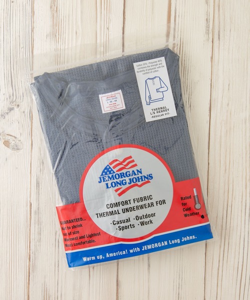 「JEMORGAN」 長袖Tシャツ LARGE アイボリー メンズ_画像9