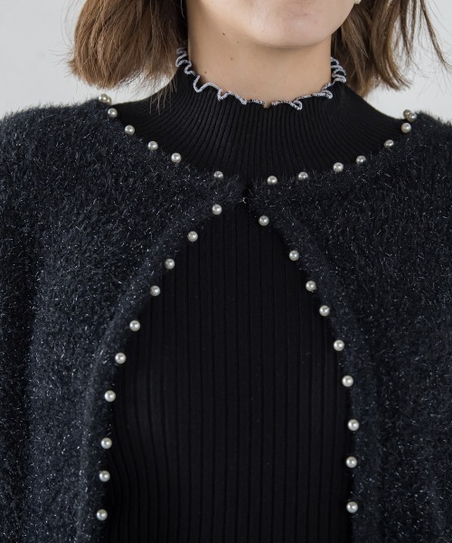 「ketty」 ニットカーディガン M ブラック レディース_画像7