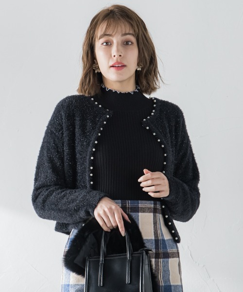 「ketty」 ニットカーディガン M ブラック レディース_画像9