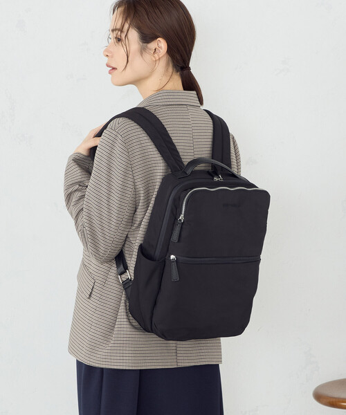 「MONO COMME CA」 リュック FREE ネイビー レディース_画像2