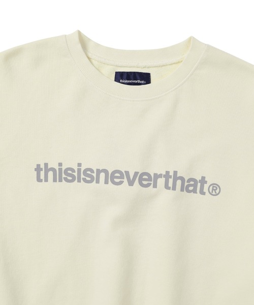 「thisisneverthat」 スウェットカットソー X-LARGE ヘザーグレー メンズ_画像2