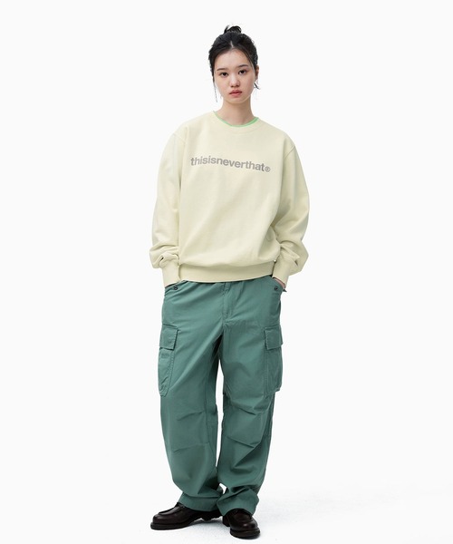 「thisisneverthat」 スウェットカットソー X-LARGE ヘザーグレー メンズ_画像6