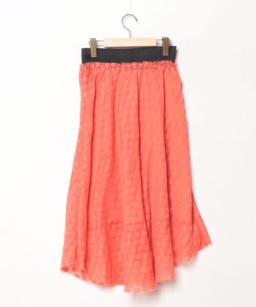 「lilLilly」 フレアスカート - オレンジ レディース_画像2