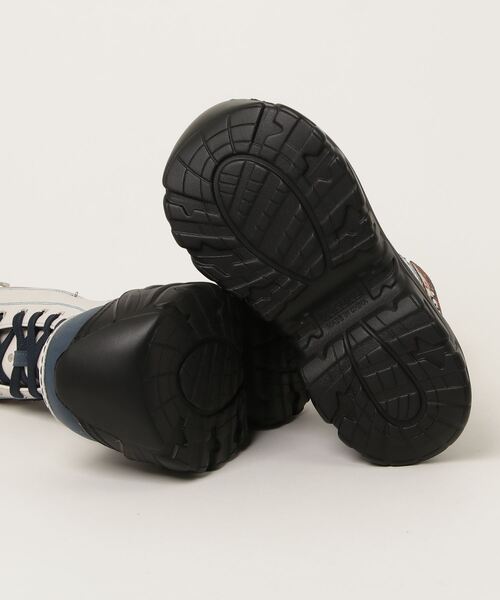 「YOSUKE」 ショートブーツ LL ブラック×グリーン レディース_画像3