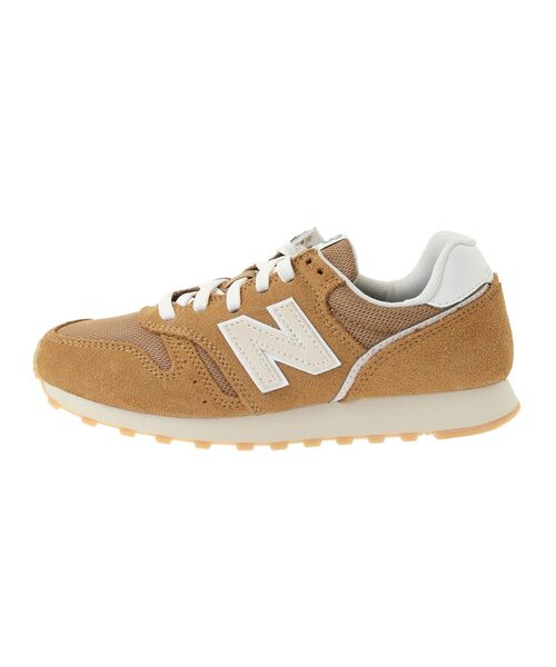 「EU，US NEW BALANCE」 ローカットスニーカー 24.5cm グリーン レディース_画像3