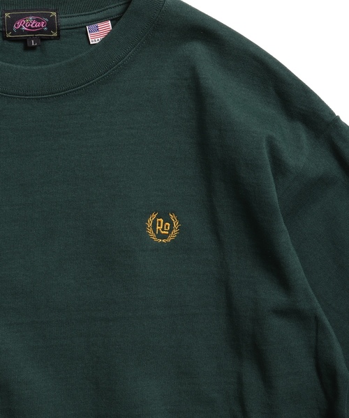 「ROTAR」 半袖Tシャツ LARGE ダークグリーン メンズ_画像8