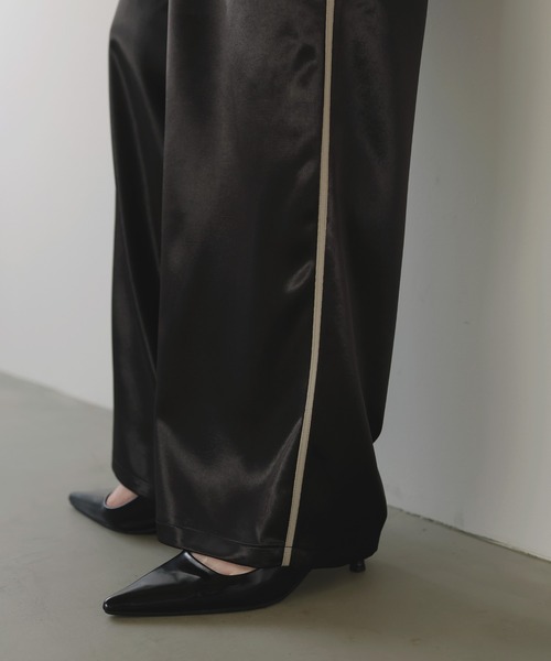 「LIAN」 スラックス FREE ブラウン レディース_画像7