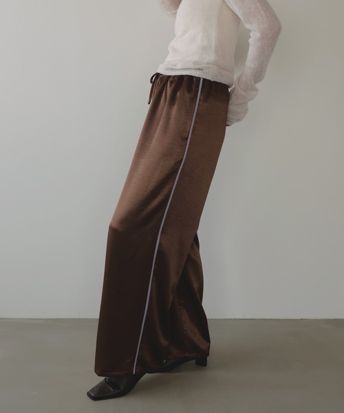 「LIAN」 スラックス FREE ブラウン レディース_画像9