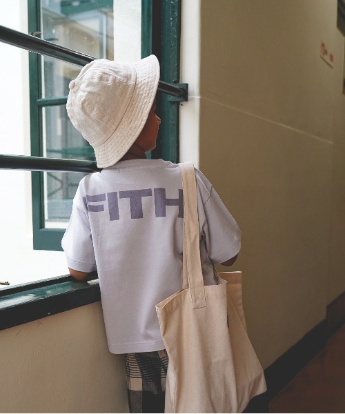 FITH（フィス） tシャツ Smooth Cotton Jersey Back Logo Tee キッズ