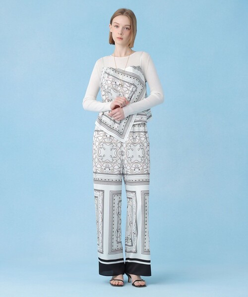 ANAYI（アナイ） 「セットアップ対象商品」スカーフプリント