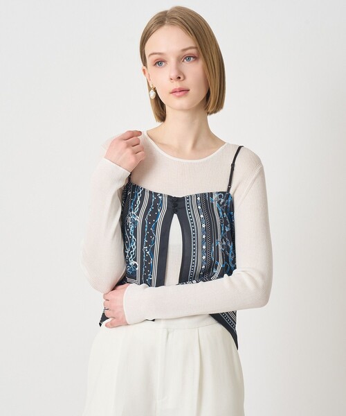 ANAYI（アナイ） 「セットアップ対象商品」スカーフプリント