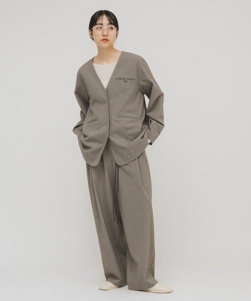 KBF（ケービーエフ） ジャケット ノーカラージャケット ノーカラー