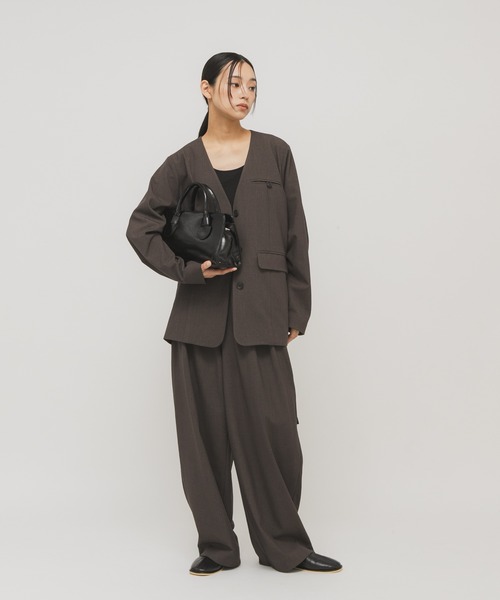 KBF（ケービーエフ） ジャケット ノーカラージャケット ノーカラー