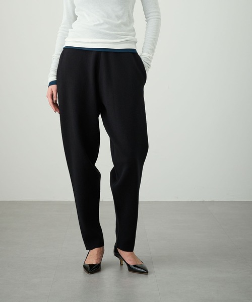 「N.O.R.C」 イージーパンツ フリー ブラック レディース_画像2