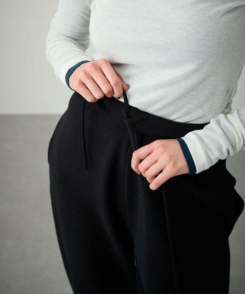 「N.O.R.C」 イージーパンツ フリー ブラック レディース_画像3