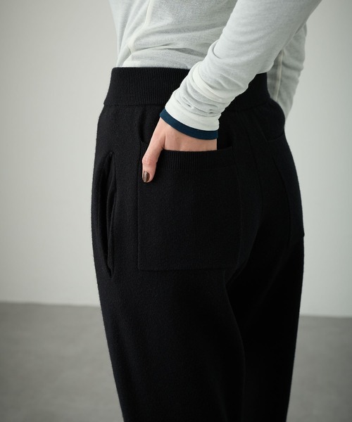 「N.O.R.C」 イージーパンツ フリー ブラック レディース_画像4