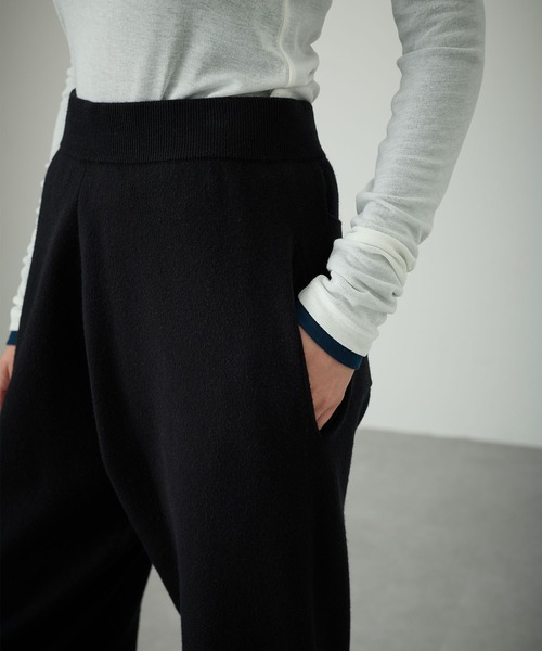 「N.O.R.C」 イージーパンツ フリー ブラック レディース_画像5