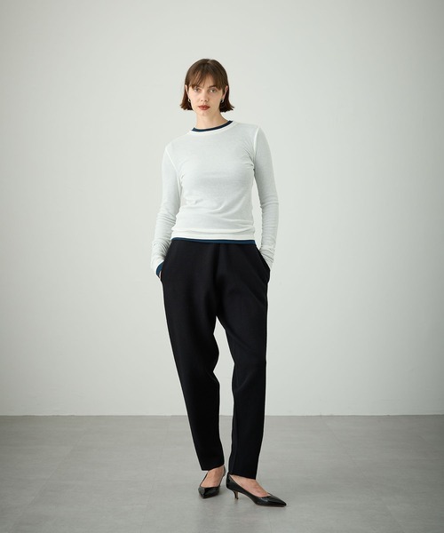 「N.O.R.C」 イージーパンツ フリー ブラック レディース_画像8