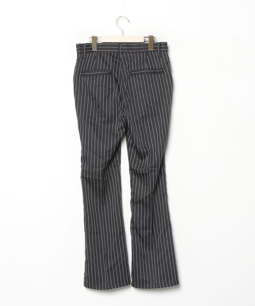 「mando」 ストライプ柄スラックス M ブラック メンズ_画像2