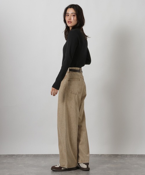 LAKOLE（ラコレ） ニット セーター 14ゲージヘンリーネックニットプル