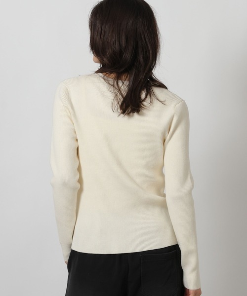 LAKOLE（ラコレ） ニット セーター 14ゲージヘンリーネックニットプル