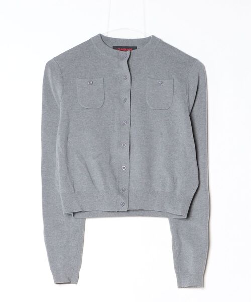 CABaN（キャバン） ニットカーディガン X-SMALL グレー レディース