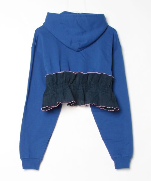 「NON TOKYO」 プルオーバーパーカー FREE ブルー レディース_画像2